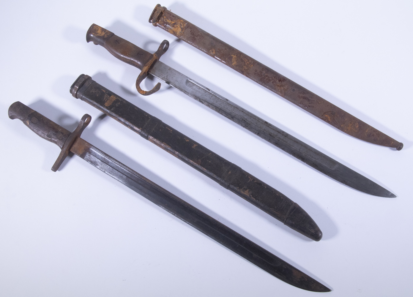 (2) WWII-ERA JAPANESE BAYONETS A
