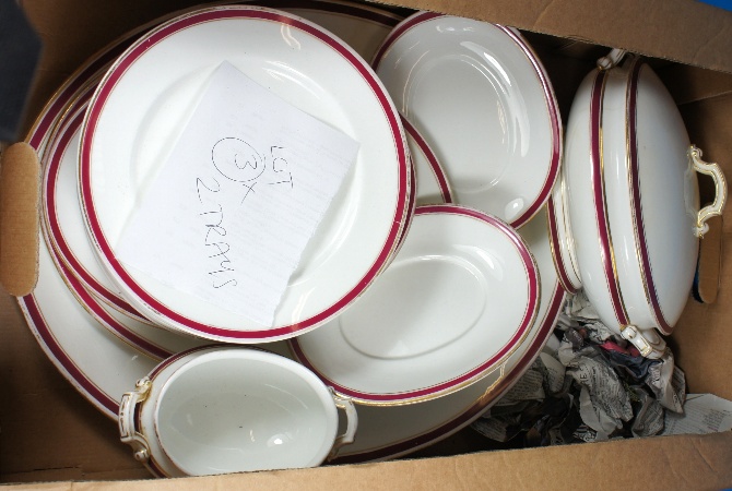 2 x Trays Coalport Dinner Service