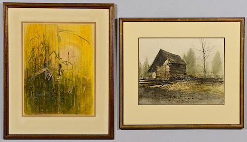 2 XAVIER IRONSIDE WATERCOLORSTwo
