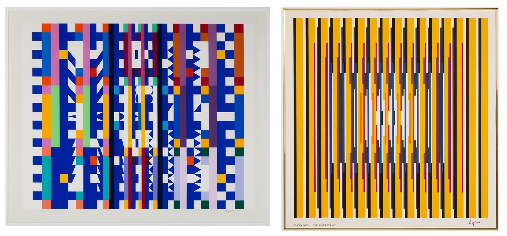 (2) YAACOV AGAM (ISRAELI, B.