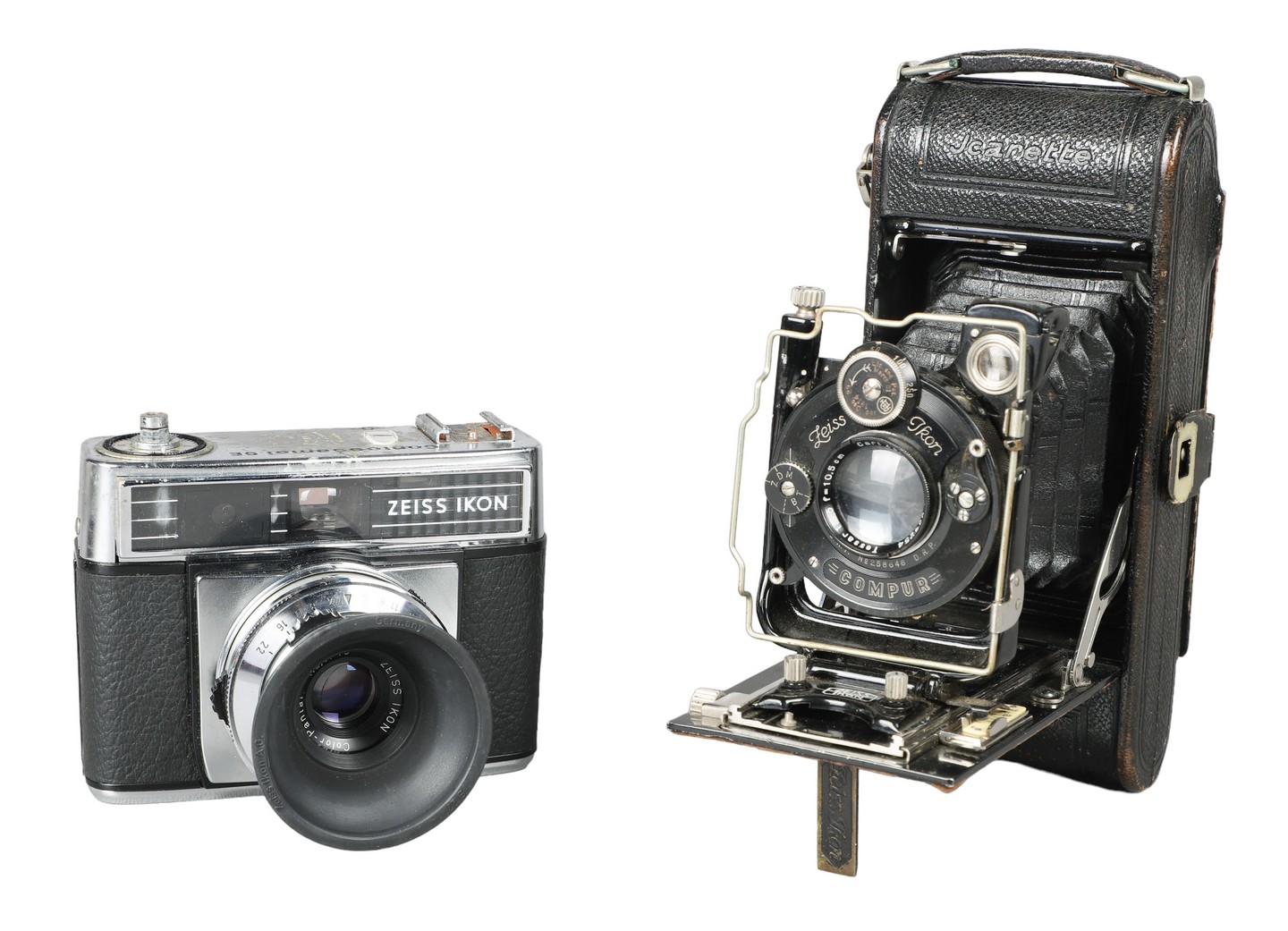 (2) Zeiss Ikon cameras, c/o