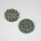2 ZUNI AND DINé [NAVAJO] SILVE