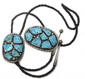 (2) ZUNI MAHOOTY SILVER TURQUO