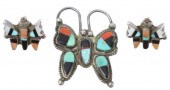 2) ZUNI PUEBLO MULTI-STONE INL