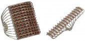 (2) ZUNI PUEBLO RED CORAL PETI