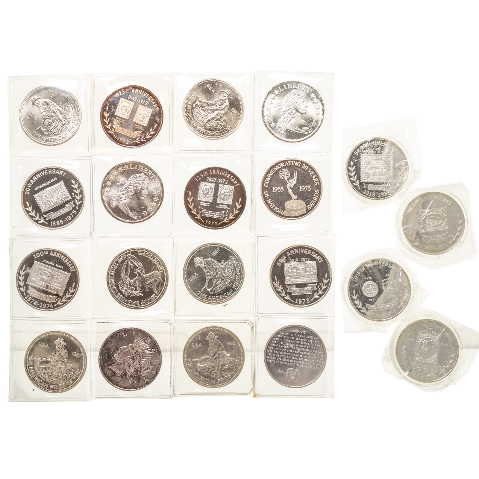 20- 1 OUNCE SILVER ROUNDS OF