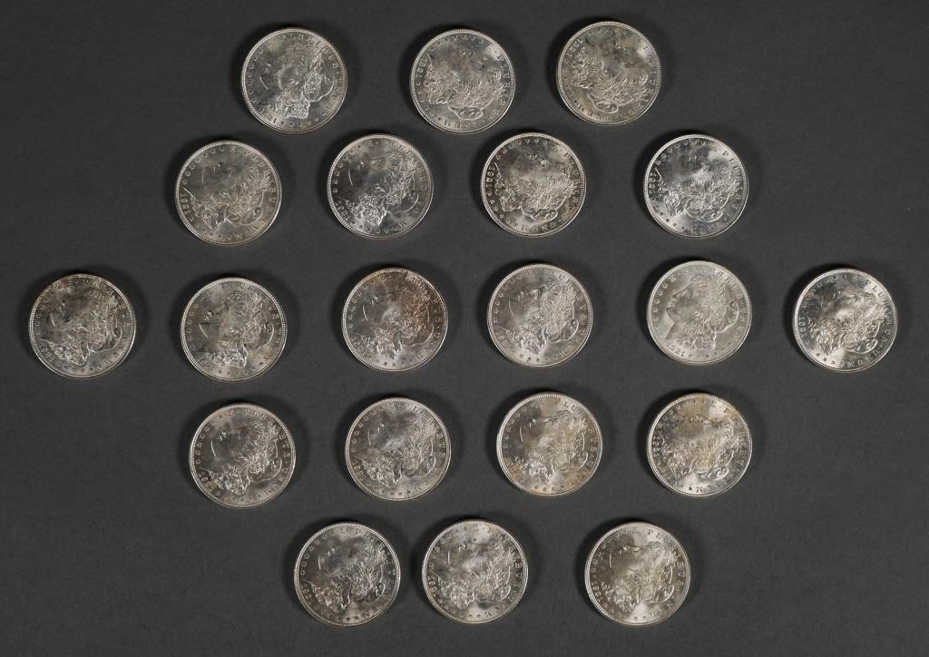 (20) 1921 US MORGAN SILVER