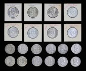 20 1963 AND 1955 FRANKLIN HALF