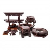 20 ASSORTED ASIAN CARVED WOOD