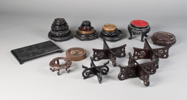 (20) Chinese Hardwood Stands and
