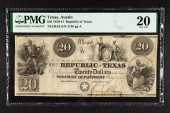 $20 CURRENCY 1839-41 REPUBLIC