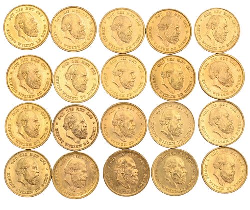 20 DUTCH 10 GUILDER UNCIRCULATED