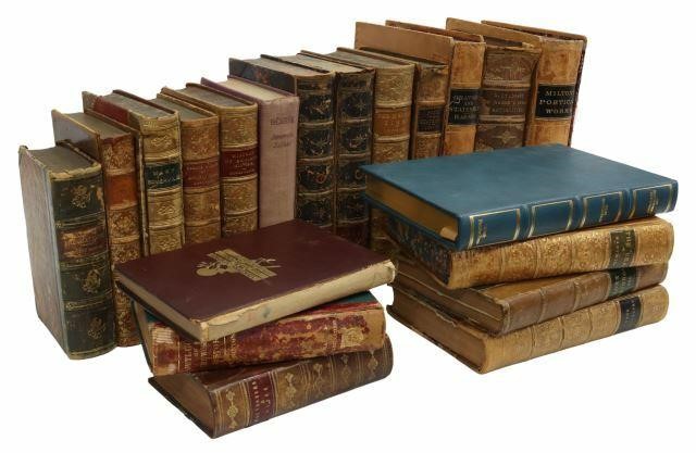 (20) ENGLISH LIBRARY SHELF BOOKS,