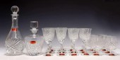 (20) FRENCH CRYSTAL WINE & BRA