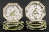 (20) FRENCH FAIENCE OCTAGONAL