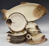 (20) FRENCH LONGWY FAIENCE SEA