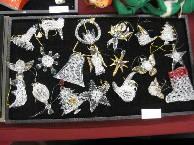 20 Handblown Crystal Ornaments