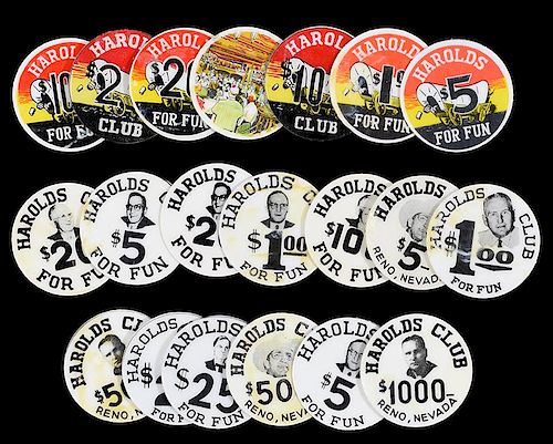 20 HAROLD’S CLUB POKER CHIP