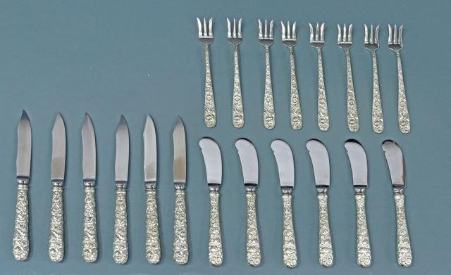 (20) KIRK & SON STERLING REPOUSSE