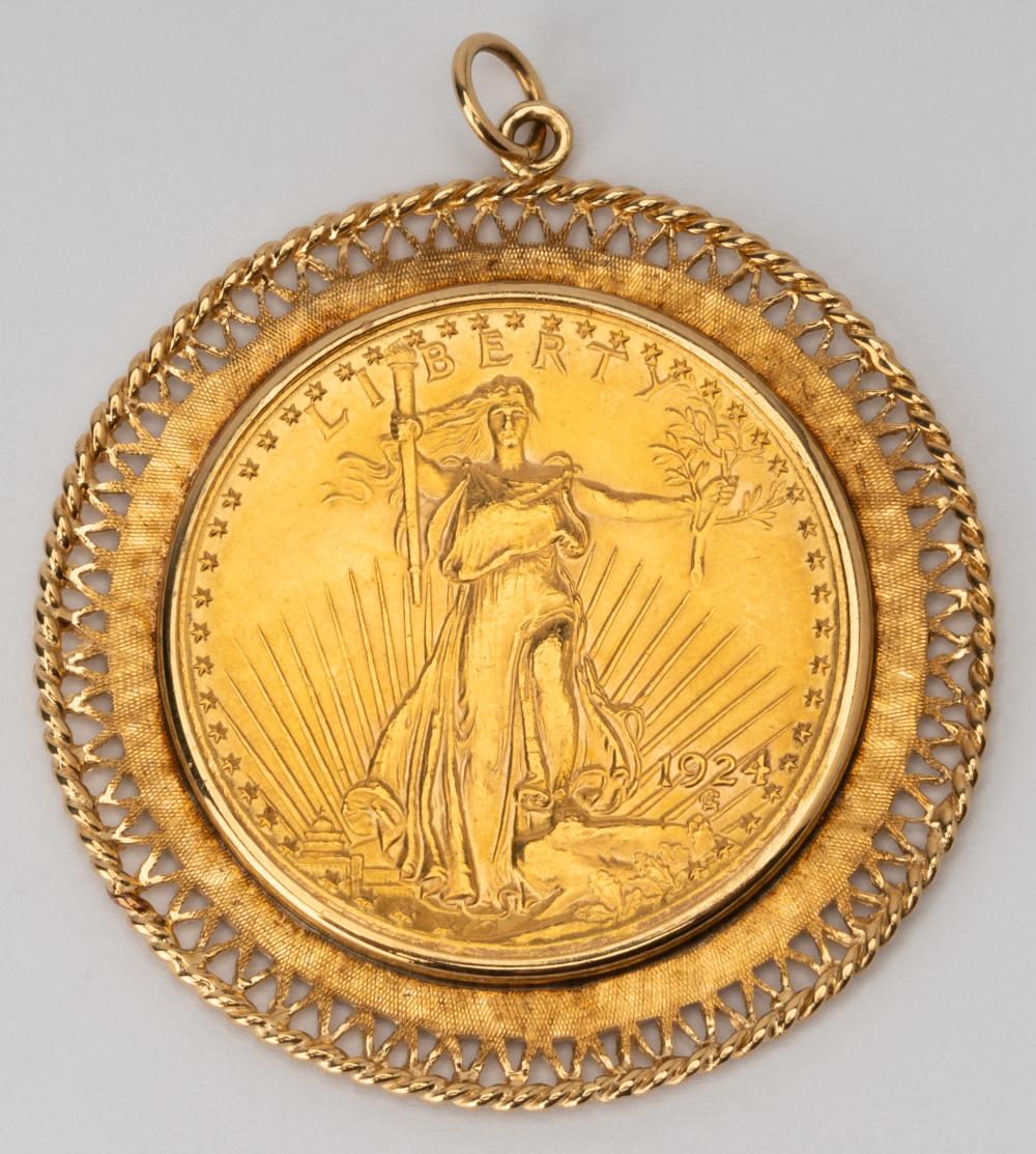 $20 LIBERTY SAINT GAUDENS GOLD COIN