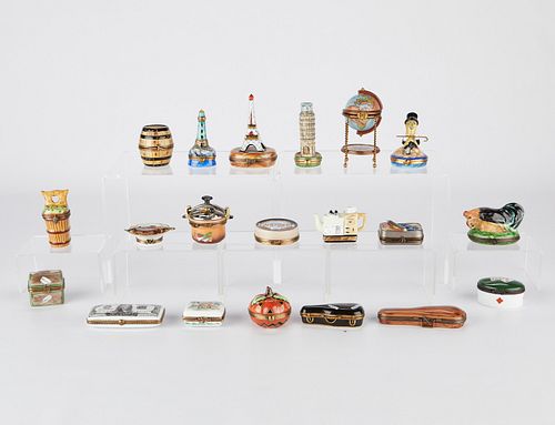 20 LIMOGES PORCELAIN TRINKET