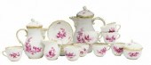(20) MEISSEN PUCE CAMAIEU PORC