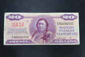 $20 MILITARY PAYMENT CERTIFICA