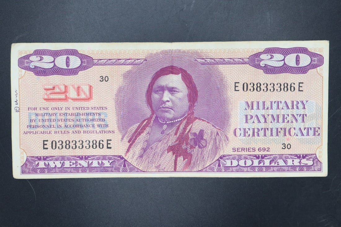 $20 MILITARY PAYMENT CERTIFICATE