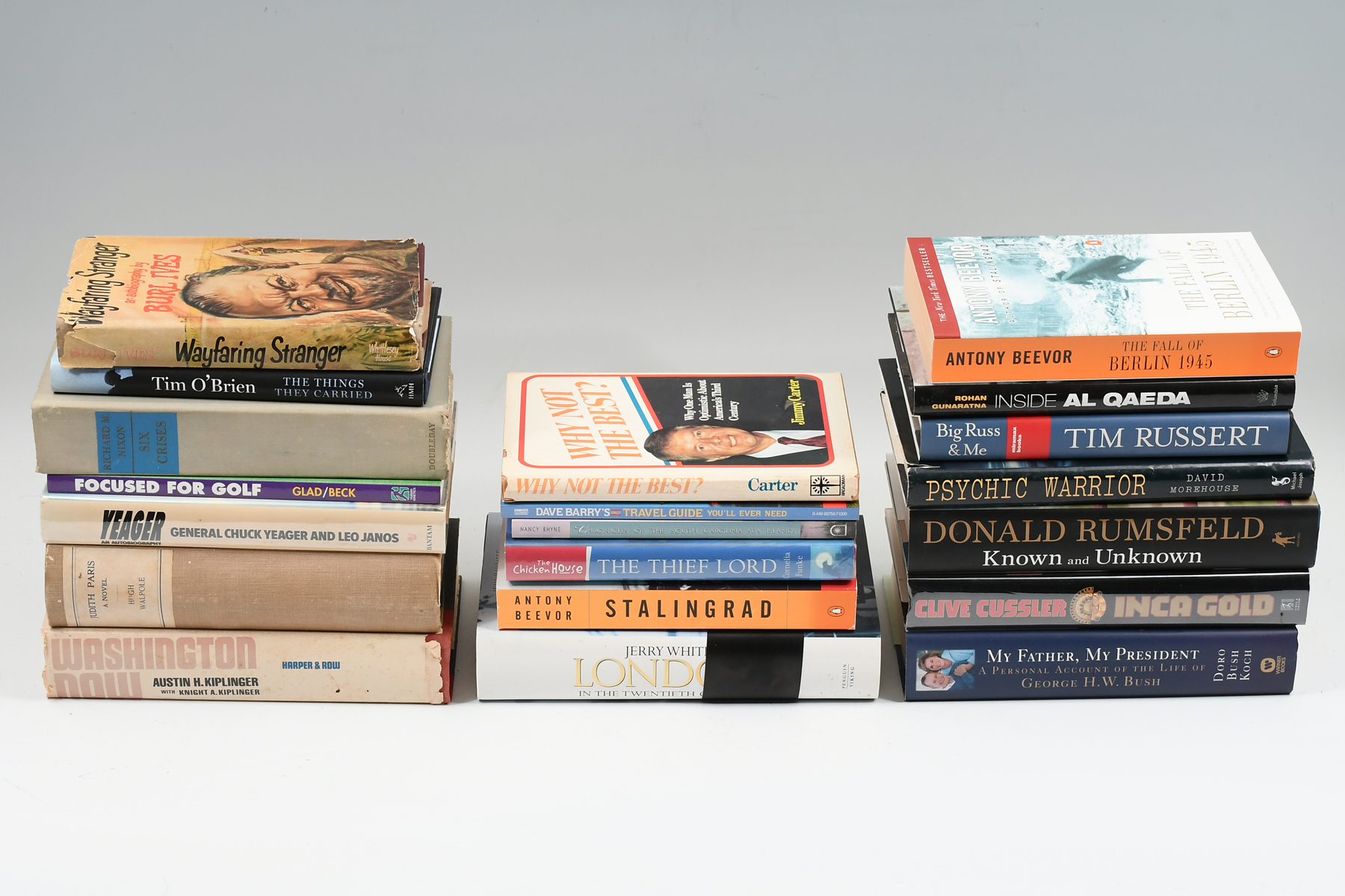20 PC. AUTOGRAPHED BOOK COLLECTION: