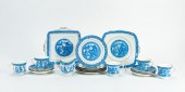 20 PC ENGLISH BLUE WILLOW TRAN