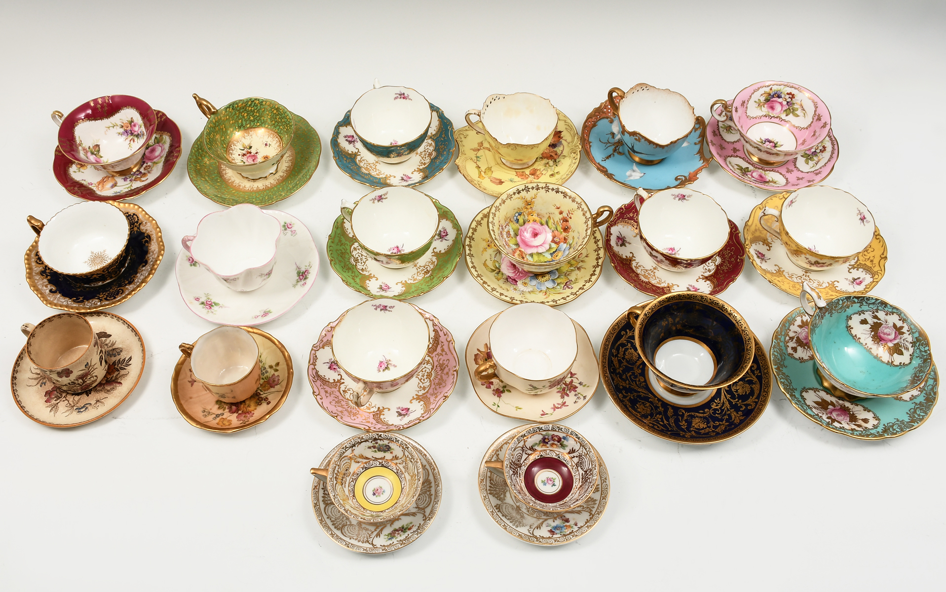 20 PC. ENGLISH TEA CUPS &