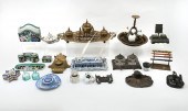 20 PC. INKWELL & DESK SET COLL