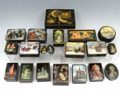 20 PC. RUSSIAN LACQUERED BOX C
