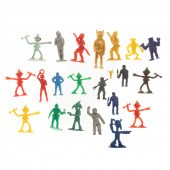20 PLASTIC SPACEMEN & ROBOTS C