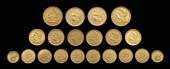 20 replicas of U.S. gold coins