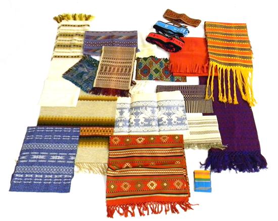 20+ textiles  mostly runners and