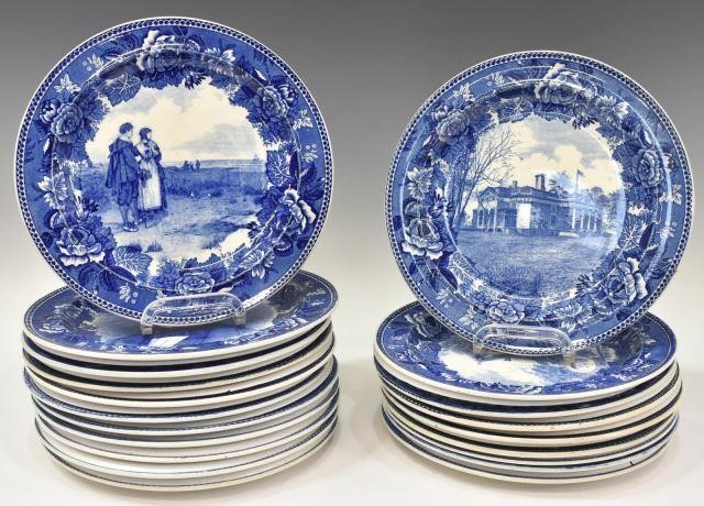 (20) WEDGWOOD B&W TRANSFERWARE