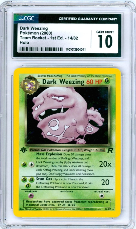 2000 POKEMON ROCKET 1ST ED. DARK