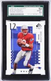 2000 SP AUTHENTIC #118 TOM BRA