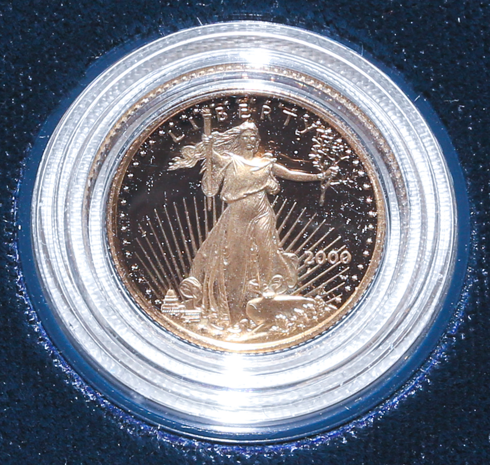 2000-W PROOF GOLD 1/10TH OZ In Mint