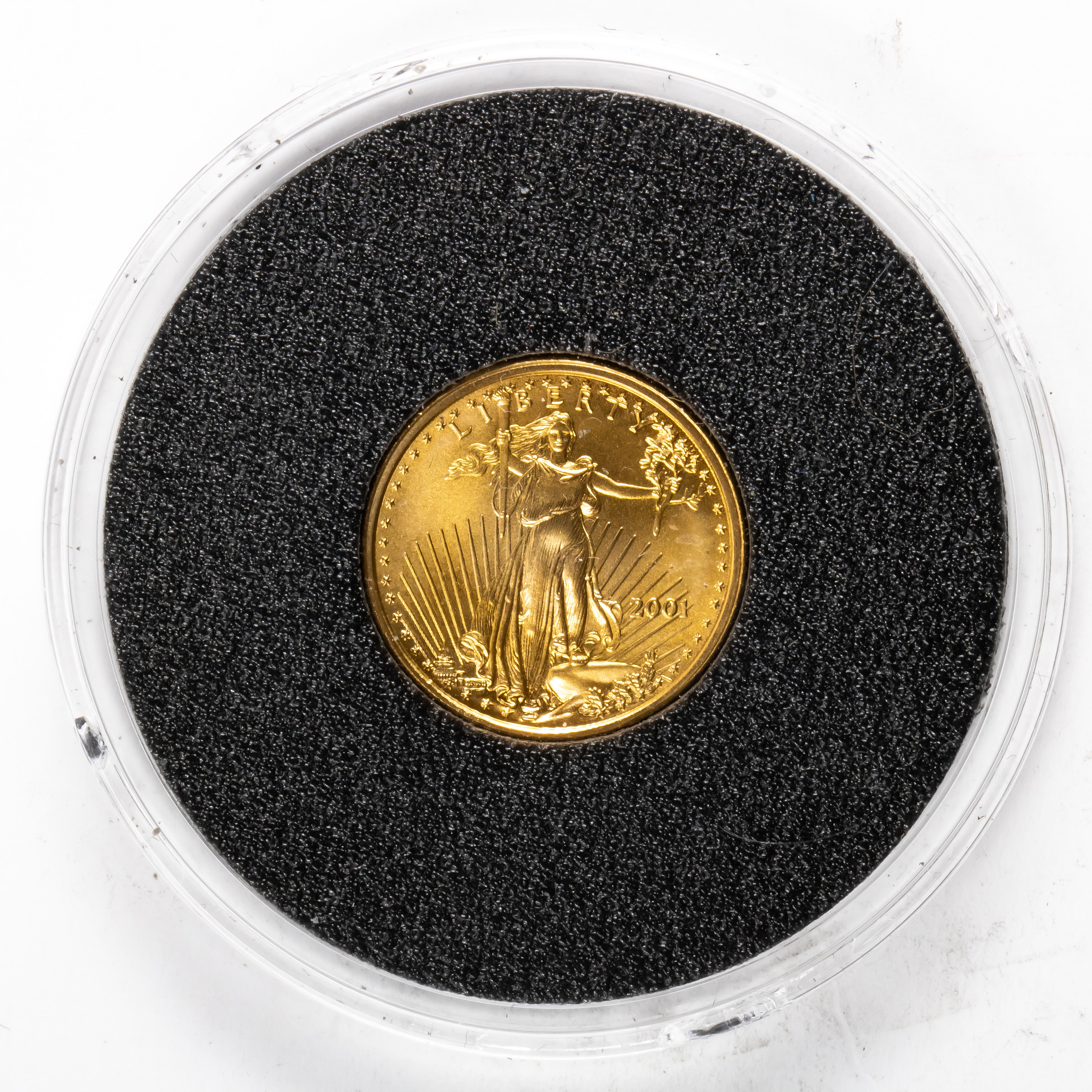 2001 $10 GOLD USA EAGLE 1/10 OZT