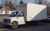 2001 Chevy 3500 14' box truck.