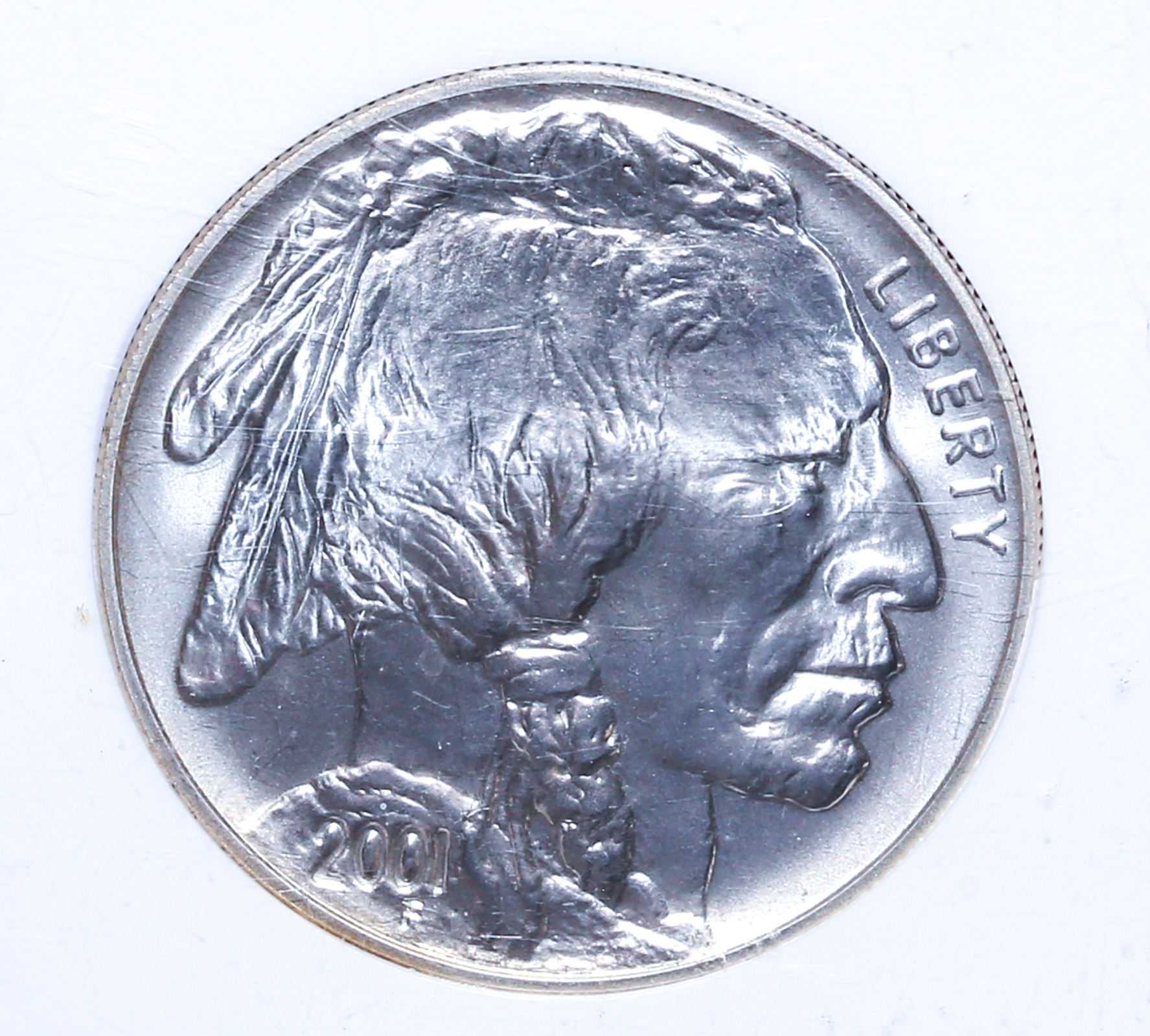 2001-D BUFFALO SILVER $1