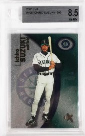 2001 FLEER E-X ICHIRO SUZUKI R