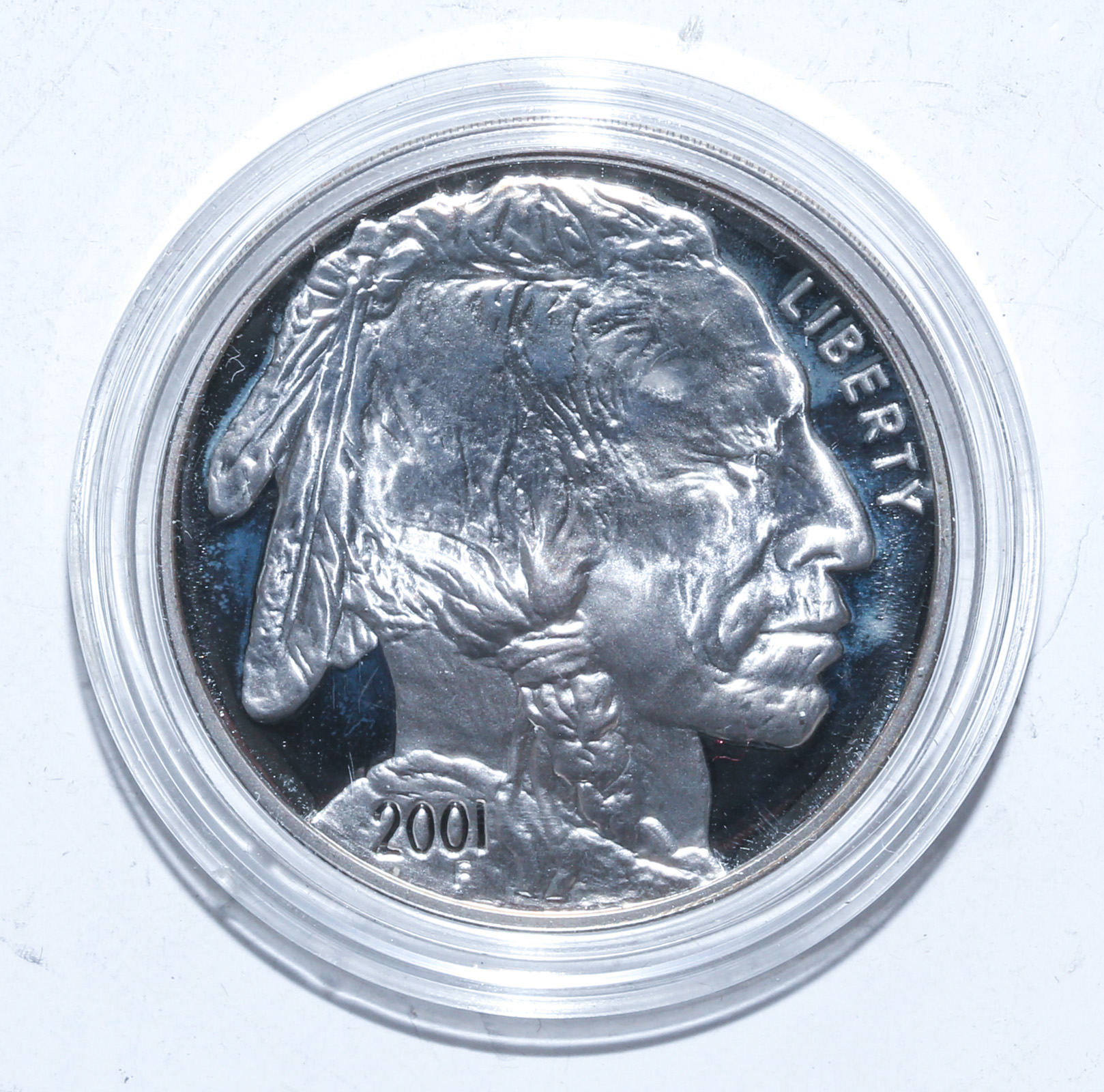 2001-P PROOF BUFFALO SILVER