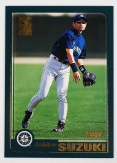 2001 TOPPS ICHIRO SUZUKI RC #7