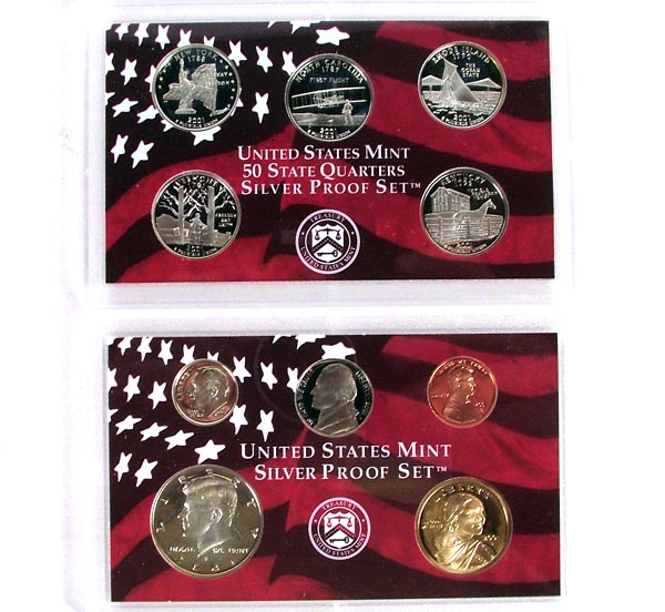 2001 US Mint Silver Proof Set