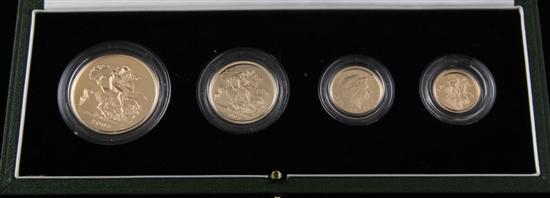 2003 United Kingdom gold coins. The