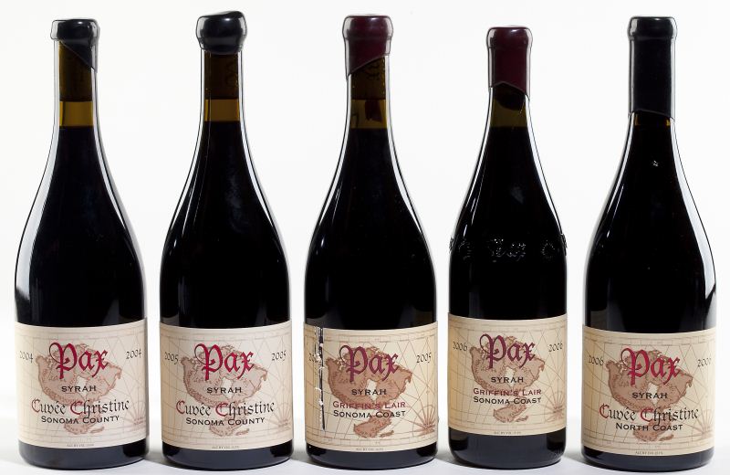 2004 2005 & 2006 Pax Syrah5 total