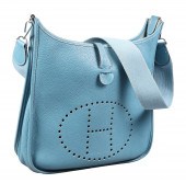 2006 Hermes Evelyne 1 in blue,